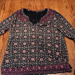 Lucky Brand patterned Blouse